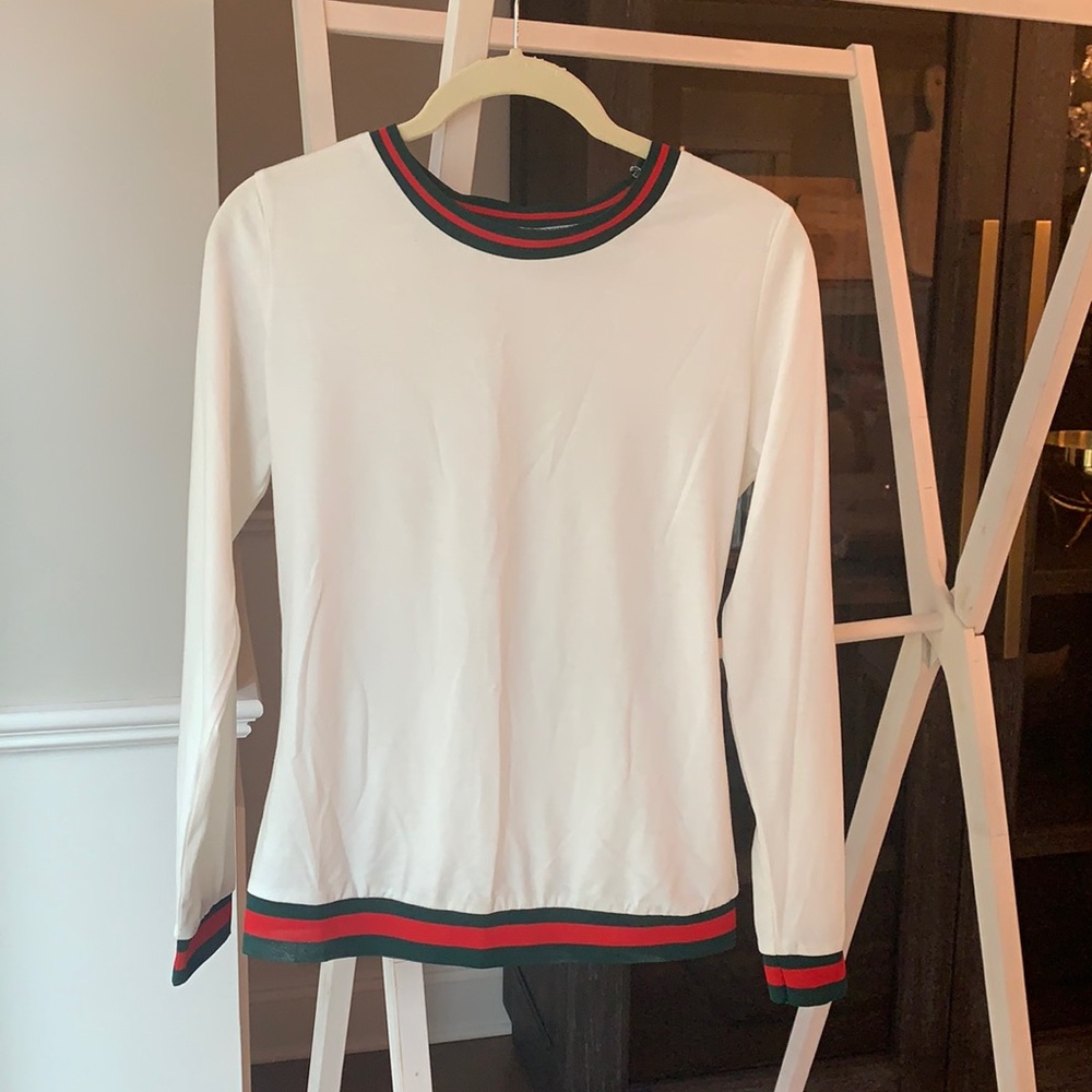 White long sleeve shirt